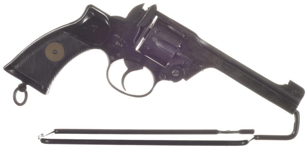 Four British Military Double Action Revolvers