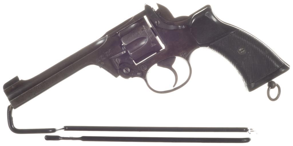 Four British Military Double Action Revolvers