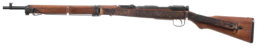 Four Japanese Military Bolt Action Rifles with Bayonets