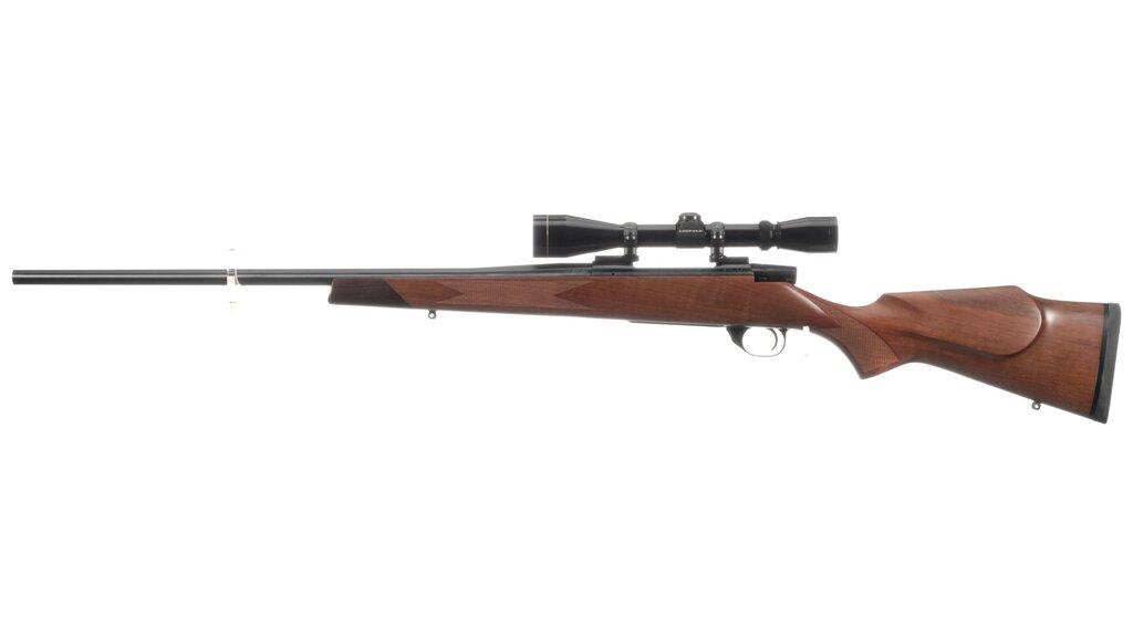 Three Weatherby Bolt Action Rifles