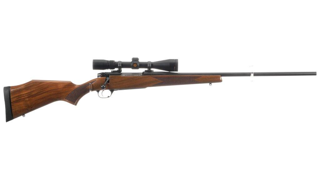 Three Weatherby Bolt Action Rifles