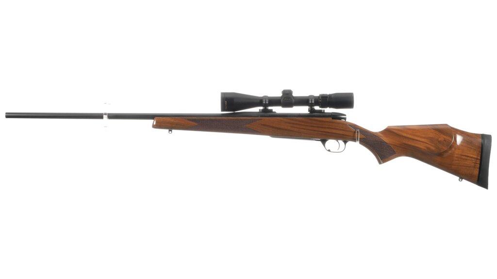 Three Weatherby Bolt Action Rifles