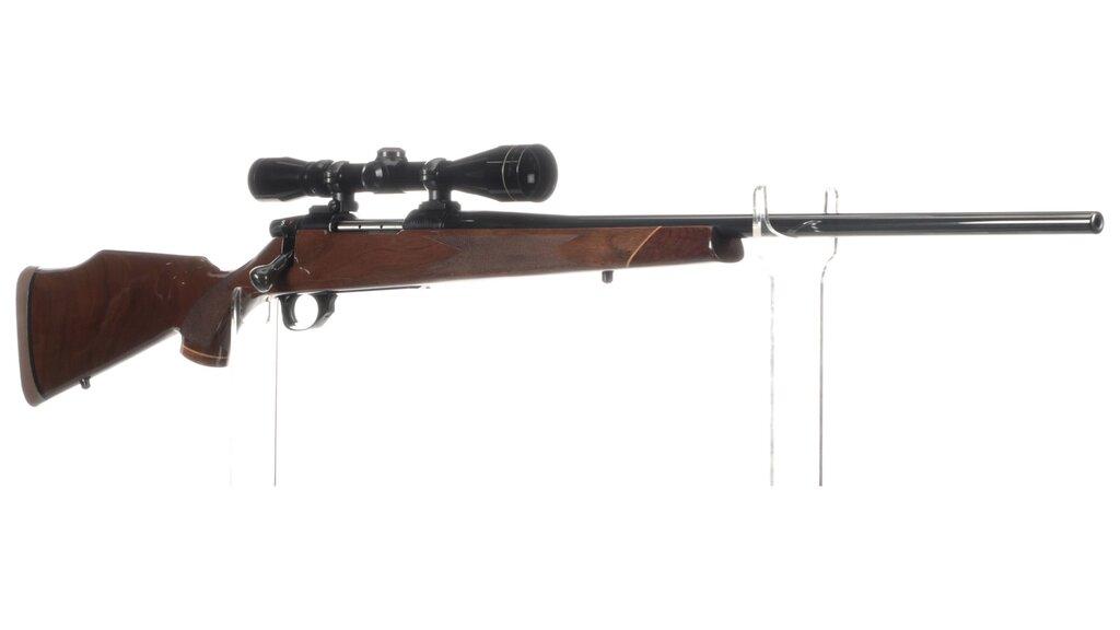 Three Weatherby Bolt Action Rifles