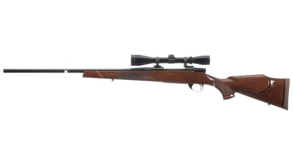 Three Weatherby Bolt Action Rifles