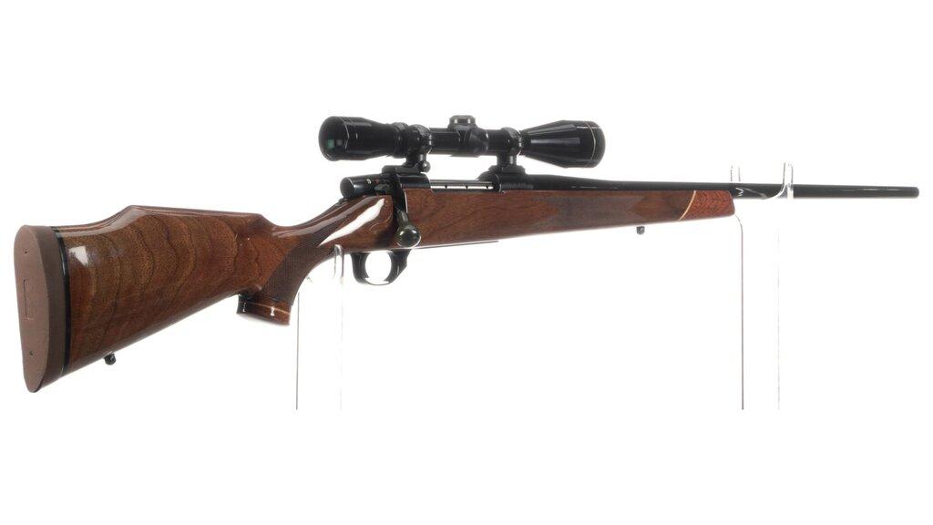 Three Weatherby Bolt Action Rifles