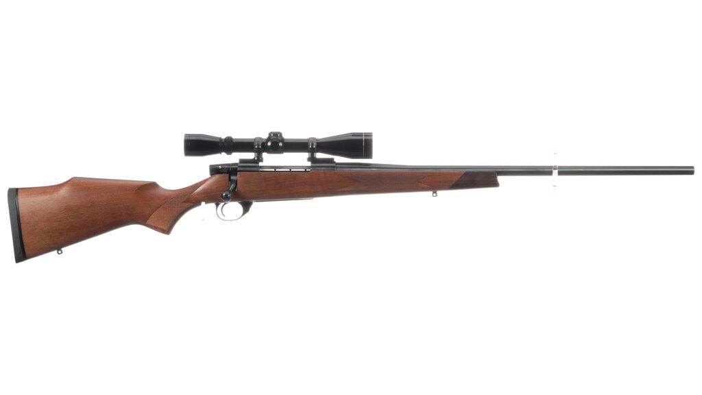 Three Weatherby Bolt Action Rifles