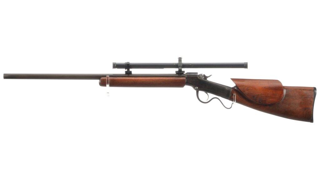 Four Single Shot Rifles