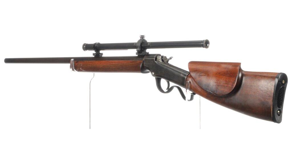 Four Single Shot Rifles