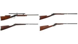 Four Single Shot Rifles