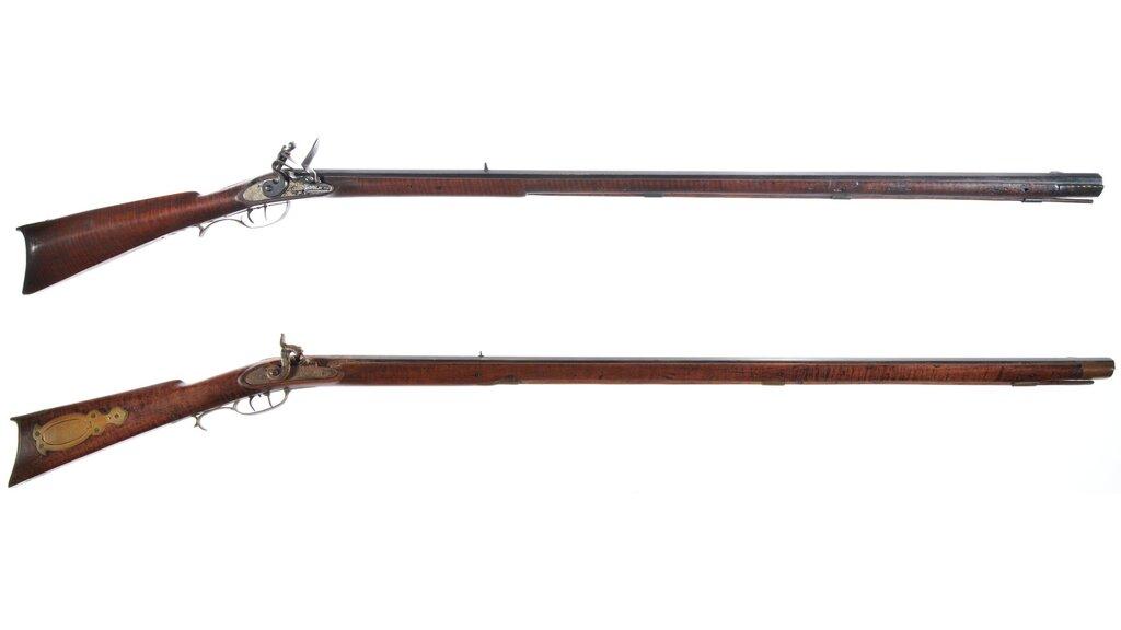 Two American Long Rifles