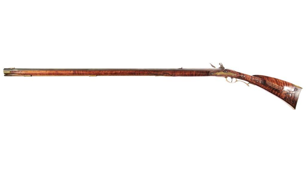 Two J.W. Donelson Contemporary Flintlock American Long Arms