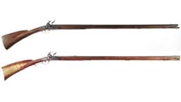 Two J.W. Donelson Contemporary Flintlock American Long Arms