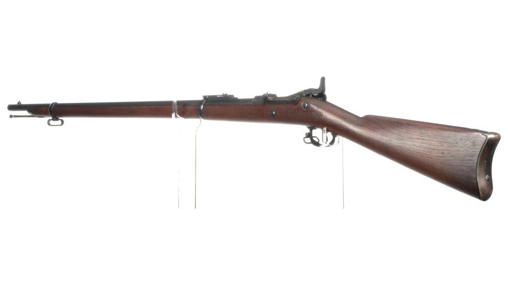 U.S. Springfield Model 1884 Trapdoor Rifle with Bayonet