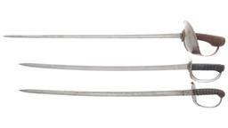 Three Military Swords