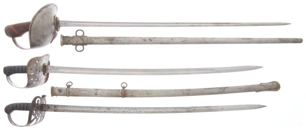 Three Military Swords