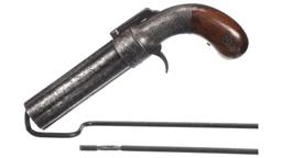 Three American Percussion Pepperboxes