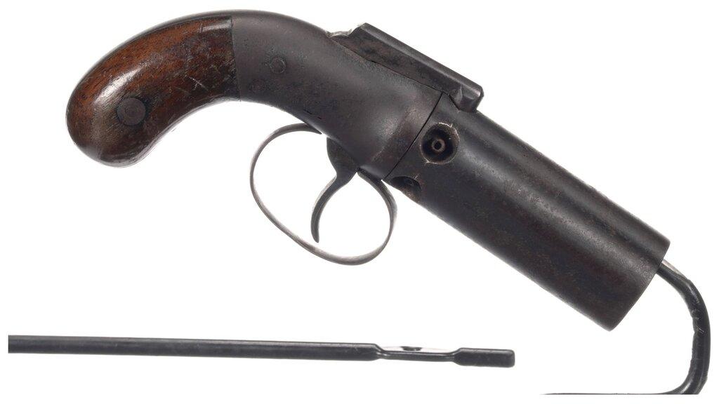 Three American Percussion Pepperboxes