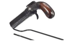 Three American Percussion Pepperboxes