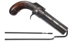 Three American Percussion Pepperboxes