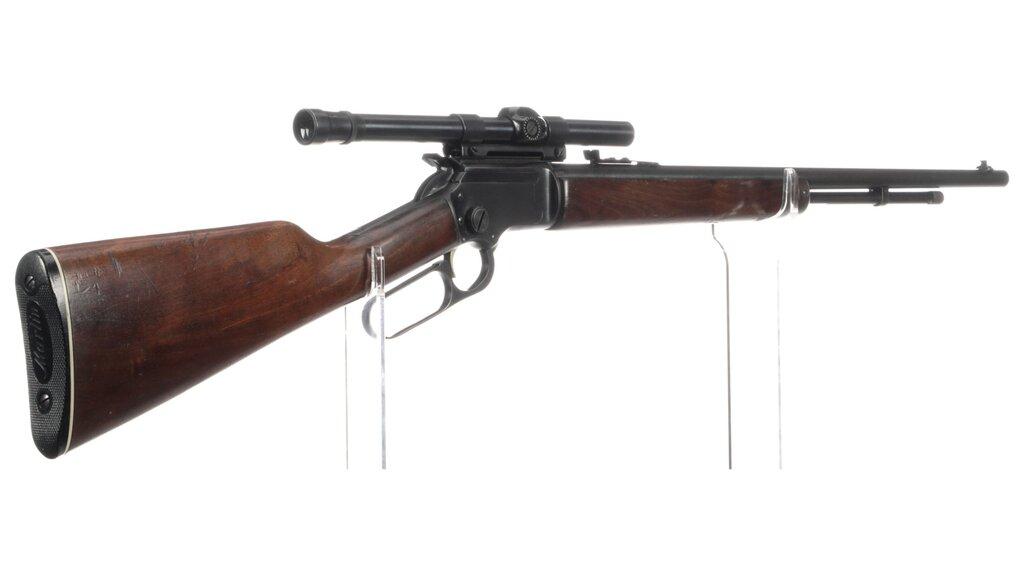 Two Marlin Lever Action Rimfire Rifles