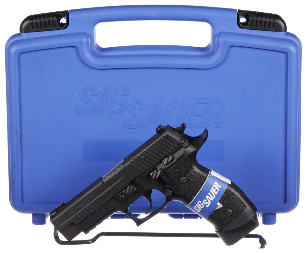 Two Sig Sauer P226 Semi-Automatic Pistols with Cases