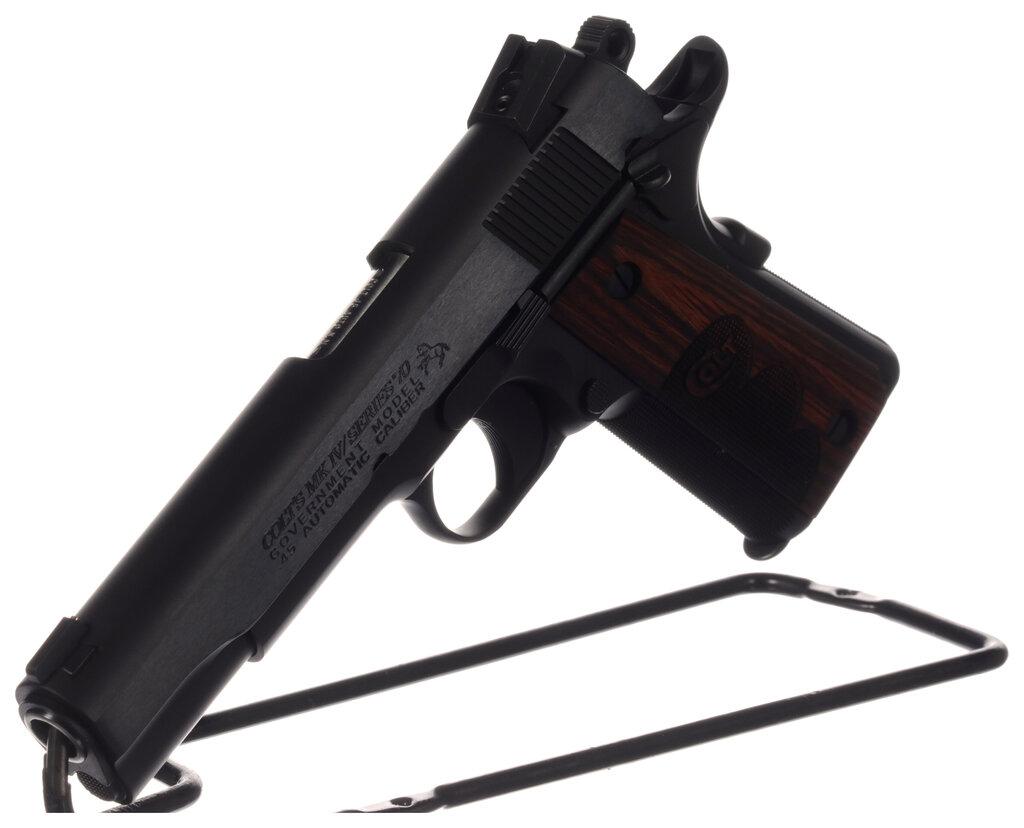 Colt MK IV Series 70 Government Model Wiley Clapp Edition Pistol