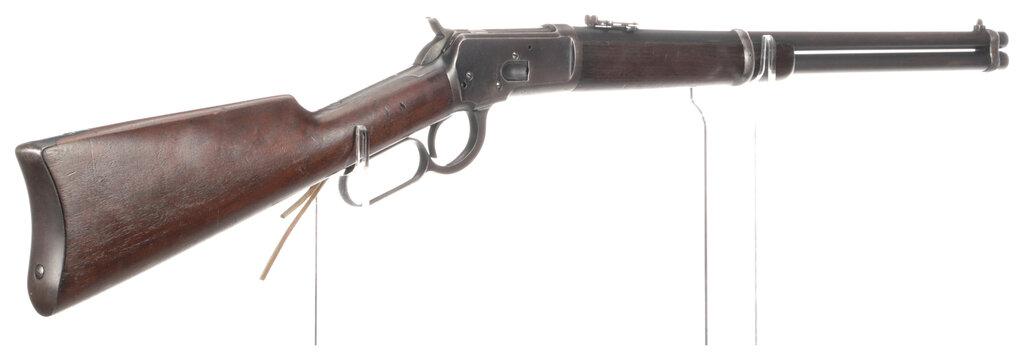 British Proofed Winchester Model 1892 Saddle Ring Carbine