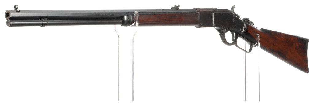 Antique Winchester Model 1873 Lever Action Rifle