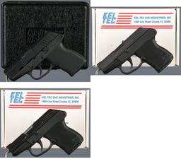 Three Kel Tec Semi-Automatic Pistols