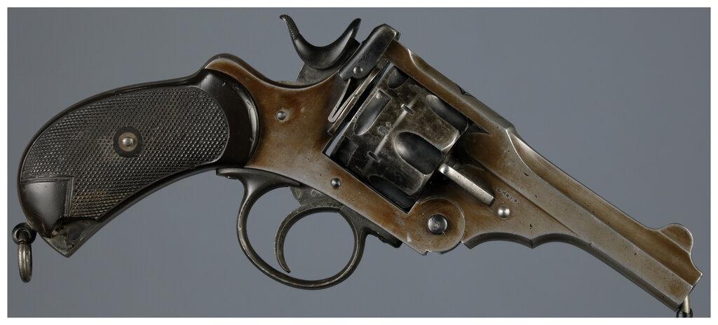 Two Webley Double Action Revolvers