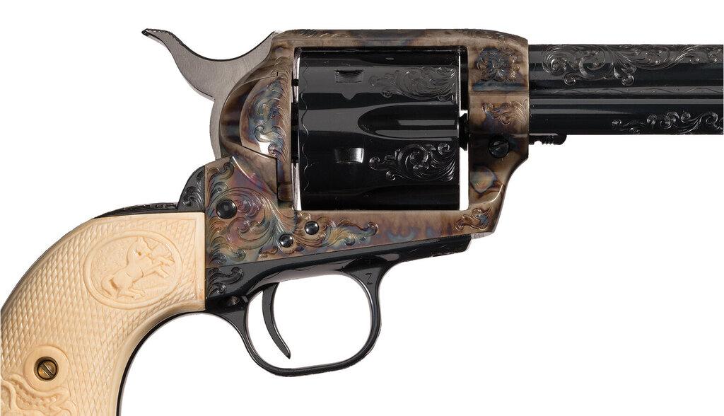 Factory Engraved Colt Third Generation Single Action Army