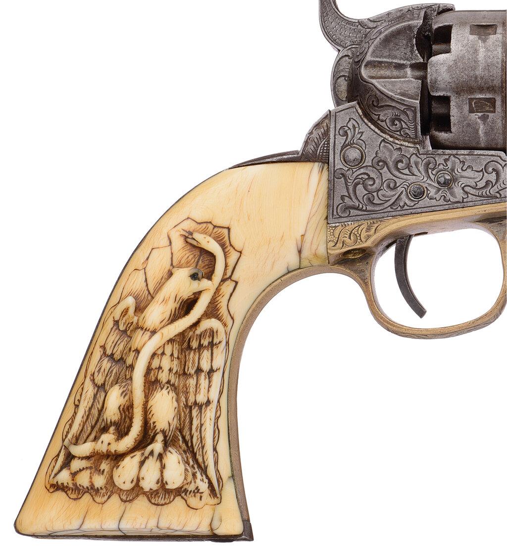 Factory Engraved Colt Model 1860 Army Percussion Revolver