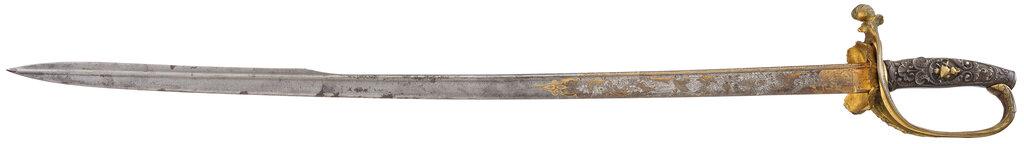 Civil War Colonel Daniel M. Ray Presentation Sword with Scabbard