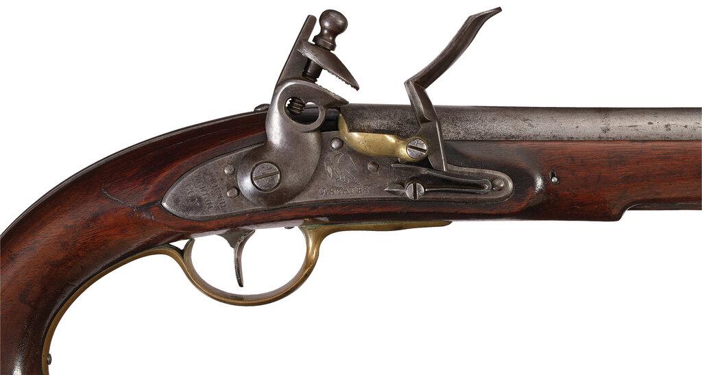 War of 1812 Era U.S. Simeon North Model 1811 Flintlock Pistol