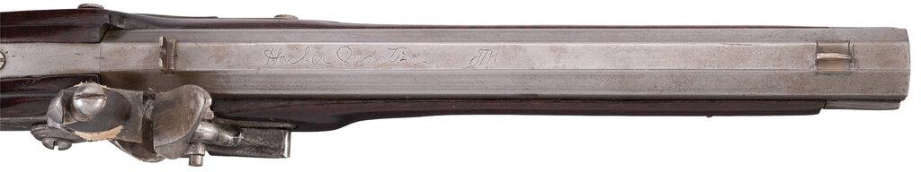 Flintlock Kentucky Pistol by Hacker Martin for James T. Holley