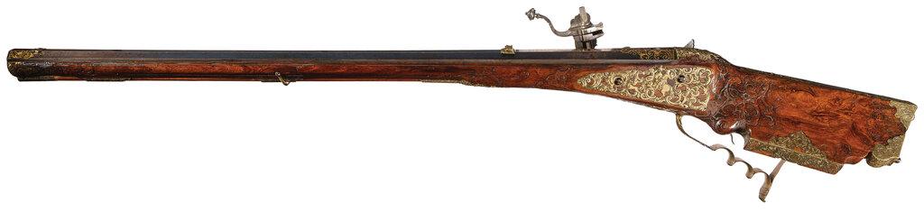 Wheellock Sporting Rifle by Franz Xavier Zelner