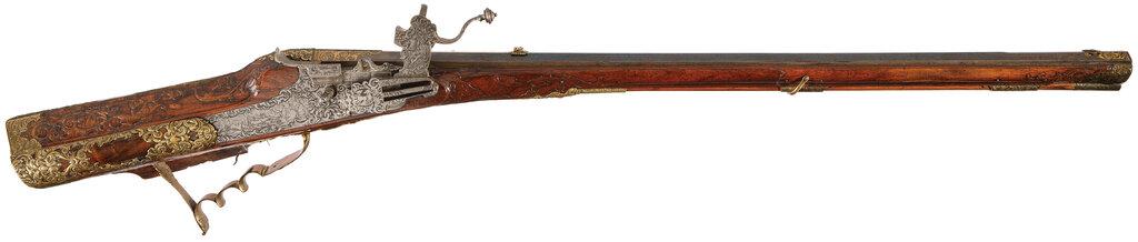 Wheellock Sporting Rifle by Franz Xavier Zelner