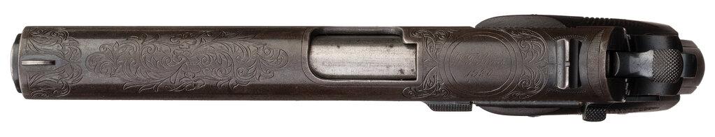 William H. Gough Master Engraved Colt Government Model Pistol