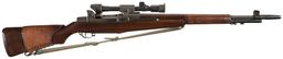 U.S. Springfield M1D Garand Sniper Rifle with M84 Scope and Box