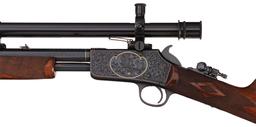 Ulrich Factory Engraved and Inlaid Marlin Deluxe Model 20 Rifle