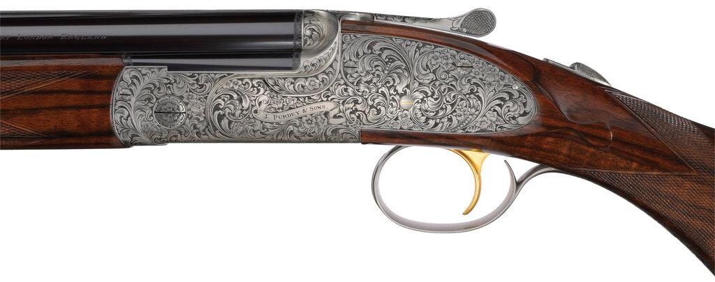 Trio of S. Coggan Engraved James Purdey & Sons 28 Gauge Shotguns