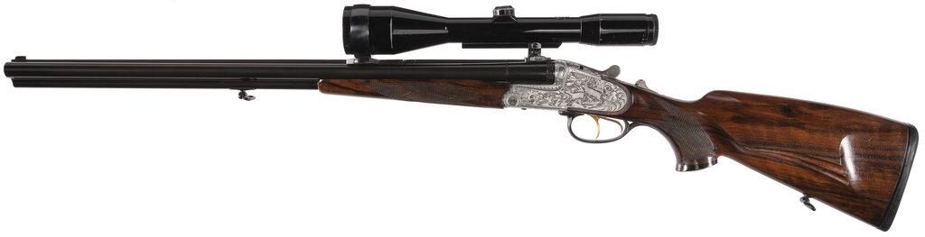 Krieghoff Neptun-T Sidelock Drilling with Zeiss Scope