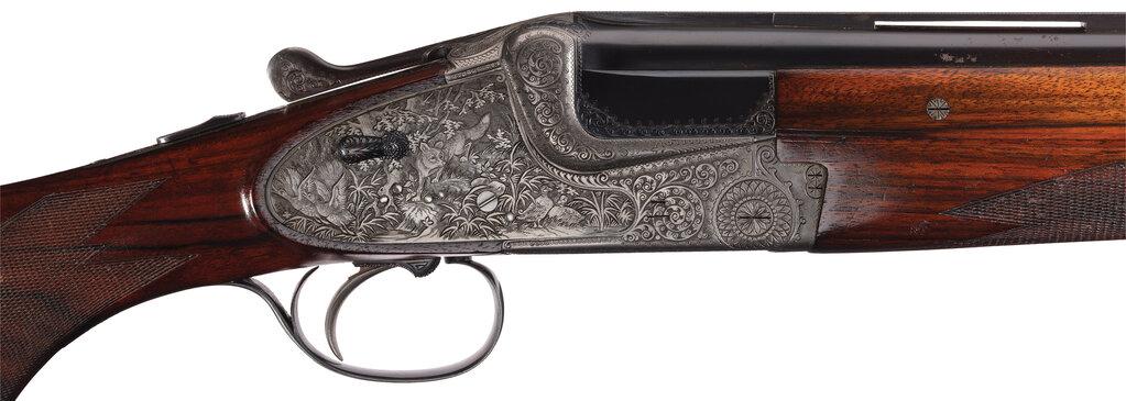 Gebruder Merkel Model 203E Hand Detachable Sidelock O/U Shotgun