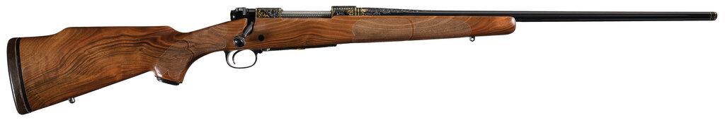 Howard Dove Engraved & Gold Inlaid Winchester Model 70 XTR Rifle