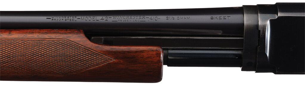 Winchester Model 42 Skeet Grade Slide Action Shotgun