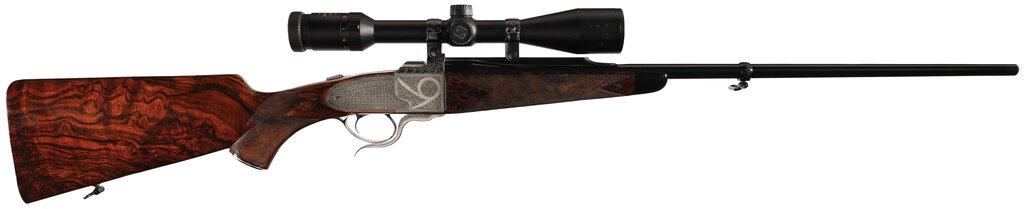 Engraved Dakota Arms Model 10 Rifle with Zeiss Scope