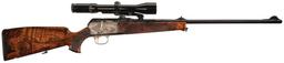 Relief Game Scene Engraved Blaser SR850/88 Rifle with Scope