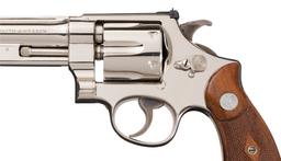 Police Nickel Smith & Wesson .357 Registered Magnum Revolver