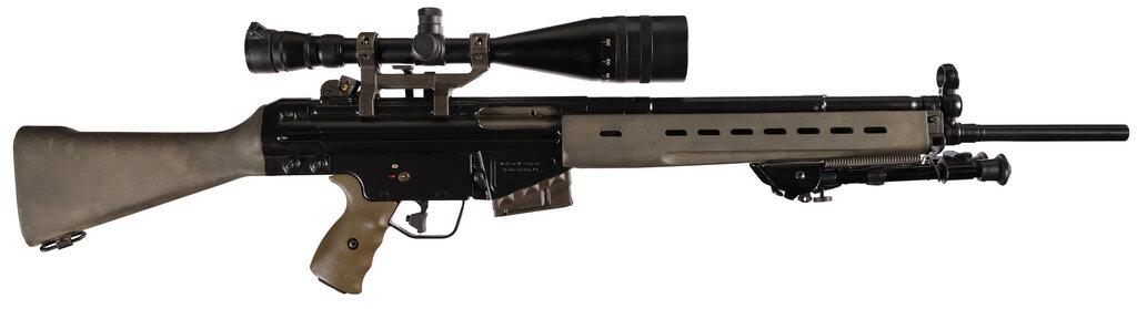 H&K SR9 Semi-Automatic Sporting Rifle with Scope