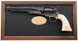 Cased Adams and Adams Master Engraved Colt 1860 Army Revolver